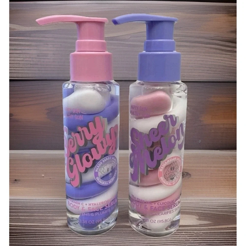 Happy Healthy Skin Sheer Melon & Berry Glowy Body/Face Serum Set/2 Mixed Berry